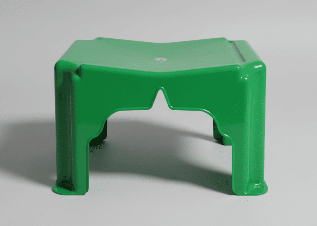 Plastic Table for Reading – Green