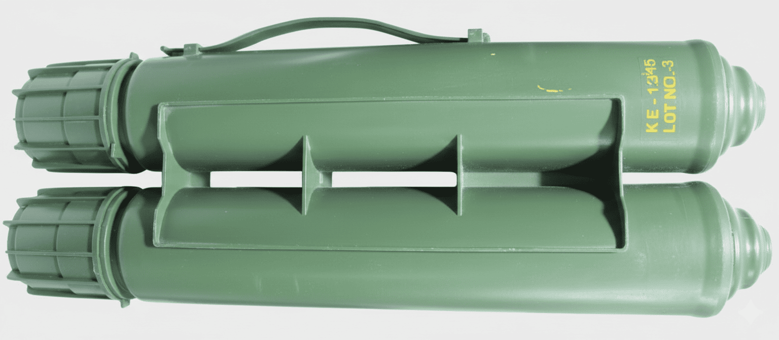 Plastic Twin Container for Carl Gustaf