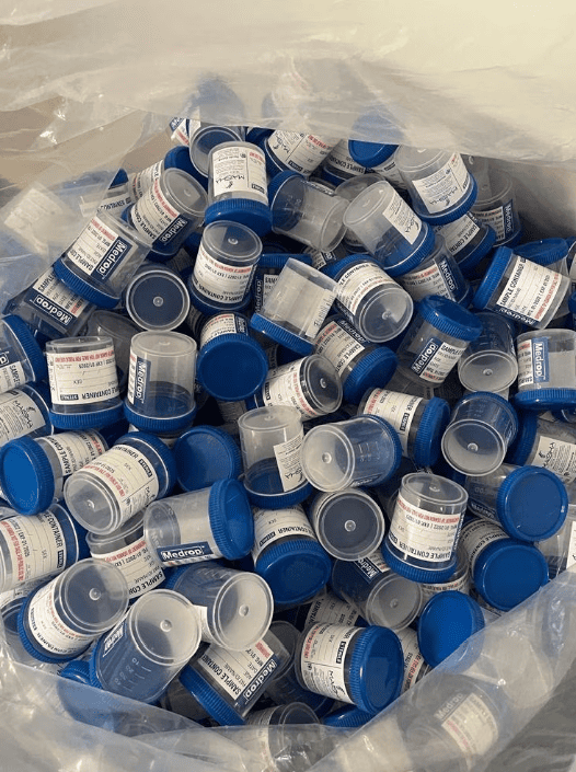 Urine Culture Plastic Bottles